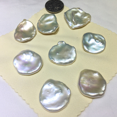 Ювелирные изделия и полуфабрикаты 特大花瓣天然淡水珍珠颗粒散珠