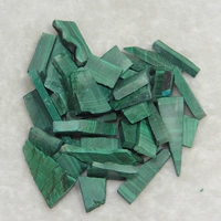 Натуральный минеральный пигмент Peacock Stone Green Green Fragmentation Руководство по фрагментация
