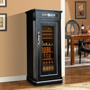 Tủ lạnh Kim Trang nhiệt lạnh rượu vang đen tủ rượu tủ lạnh - Tủ rượu vang