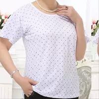 Mùa hè trung niên cộng với size vest nữ mùa hè cotton ngắn tay lỏng lẻo mẹ già áo cotton bà ngoại áo nỉ - Áo vest áo lót mặc vest nam