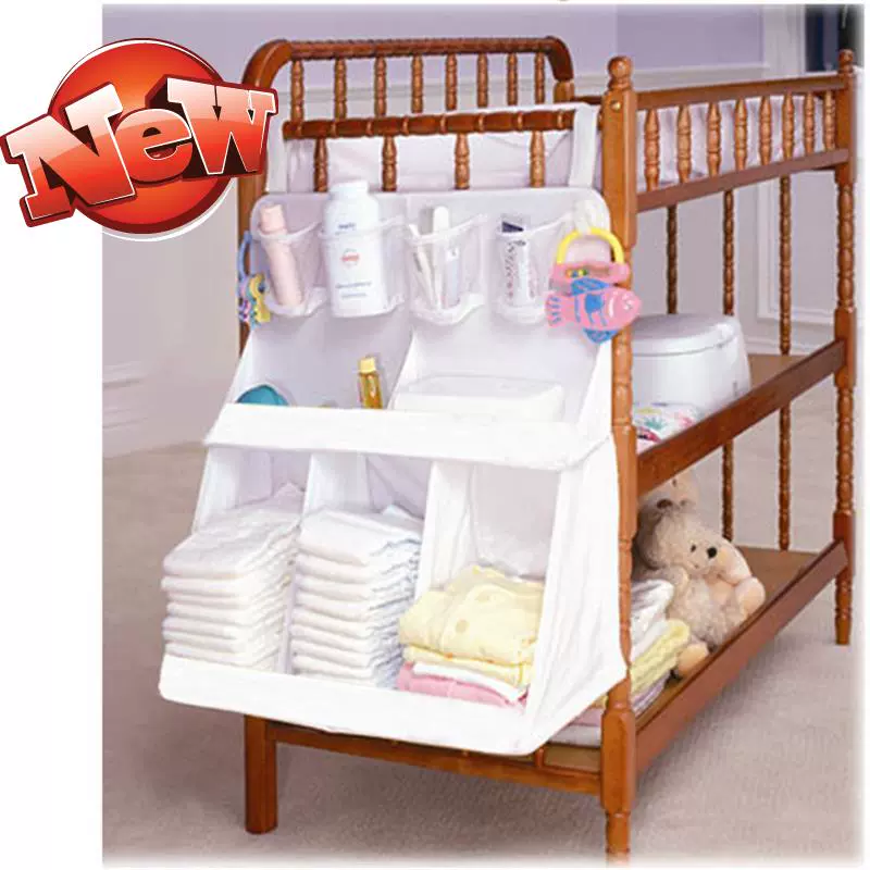Trẻ sơ sinh cung cấp lưu trữ Một hộp treo tường đầu giường treo hộp lưu trữ treo đầu giường màu xanh treo túi tã toàn bộ - Túi ngủ / Mat / Gối / Ded stuff