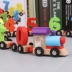 đồ chơi [] Một bảy người con bé trai và bé gái khối xây dựng tàu gỗ nhỏ lắp ráp 1-3-6 đại kỹ thuật số Đồ chơi bằng gỗ