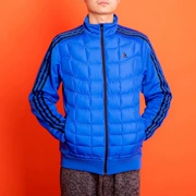 Adidas cotton phù hợp với nam mùa đông chống gió ấm thời trang thể thao đứng cổ áo khoác thoải mái áo khoác thoải mái AY4123 - Quần áo độn bông thể thao