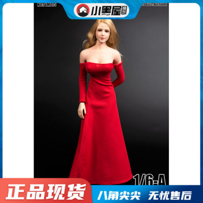 taobao agent Spot Tym075 Temporary Panel Evening Dress 1/6 Big chest bag gel body female soldier