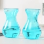 Hoa lục bình thủy tinh màu bình thủy tinh Bình thủy tinh Bình thủy canh chai lục bình Chèn bình hoa bầu - Vase / Bồn hoa & Kệ chậu treo ban công
