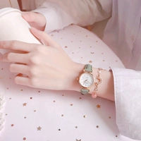 Шикарные часы Girl Ins Wind Shi Shi Shi Mori Студенческая академия Fengxian Mori Girl маленькие зеленые часы