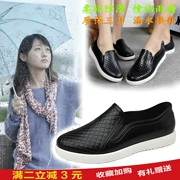 Giày cao cổ nữ đi mưa đi ủng thấp giúp phụ nữ giày ống ngắn chống trượt Giày nữ đi mưa Hàn Quốc cho nam và nữ mặc chống trượt - Rainshoes