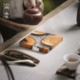 Ngôi nhà nhỏ Handmade Sáng tạo Gỗ Thông Gỗ Thông Nhựa Nồi Ấm Khay Khay Chủ Nhật Bản Bộ Trà Zen - Trà sứ bình pha trà giữ nhiệt lock&lock