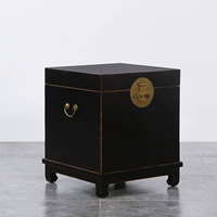 Новый китайский сплошной деревянный журнальный столик простота официальный коробочный угол несколько старых коробок, имитирующих классическую гостиную, черные краски, несколько специальных предложений