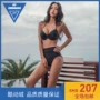 Áo tắm mới 2019 nữ phiên bản Hàn Quốc gợi cảm tụ tập bikini ngực cao eo chia áo tắm hai mảnh - Bikinis đồ bơi 1 mảnh váy