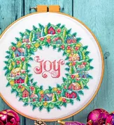 Cầu vồng thêu Quảng trường chính hãng DMC cross stitch từ một cặp phù hợp với mảnh cây thông Noel túp lều - Bộ dụng cụ thêu