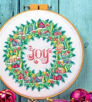 Cầu vồng thêu Quảng trường chính hãng DMC cross stitch từ một cặp phù hợp với mảnh cây thông Noel túp lều - Bộ dụng cụ thêu tranh thêu sơn thủy hữu tình