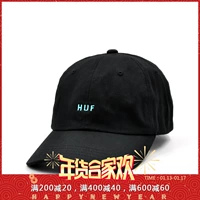 Mũ lưỡi trai HUF ORIGINAL cong cap mũ bóng chày cũ mũ trượt ván thời trang đường phố Mỹ 	gậy bóng chày xanh