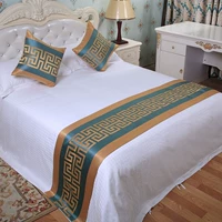 Giường đơn mảnh Bắc Âu thẩm mỹ viện sang trọng cao cấp khách sạn cao cấp khách sạn nhà giường cờ giường khăn trang trí giường - Trải giường ga nệm 1m8