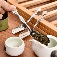 Thép không gỉ muỗng cà phê trà trà xẻng muỗng trà phụ kiện trà tách trà muỗng trà nhỏ muỗng trà ấm trà thủy tinh