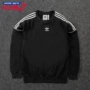 Adidas Adidas Cỏ ba lá nam thể thao cổ điển ba chiều thanh áo len đen và trắng áo thun CE4832 - Thể thao lông cừu / jumper áo hoodie nữ form rộng dài