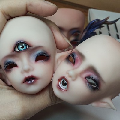 taobao agent BJD doll single head three-eye double-yang Yan/monthly fire 4 points witch contract self-made