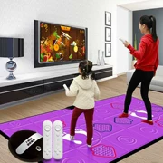 Khiêu vũ tuyệt vời PU dance mat không dây đôi TV giao diện máy tính nhảy máy nhà somatosensory chạy máy trò chơi Wan Khánh - Dance pad