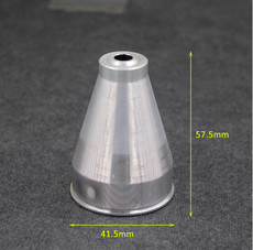 Плафон 真空电镀802手电配件57.5 x 41.5x7mm光面聚光铝合金远射反光灯杯