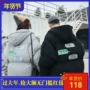 Các cặp vợ chồng mặc áo khoác mùa đông, sinh viên trẻ, bánh mì ngắn, một người đàn ông, một người phụ nữ, lỏng lẻo, Harajuku, bf, gió, bông, bện đồ đôi đẹp