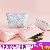 Креативные свежие монеты, короткая ключница, бумажник, милый кошелек, японские и корейские, в корейском стиле, простой и элегантный дизайн