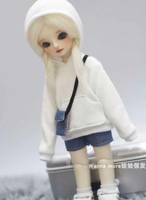 taobao agent BJD 3468 Three Four, Sixty -eight, baby clothing sweater, denim shorts set daily leisure accessories