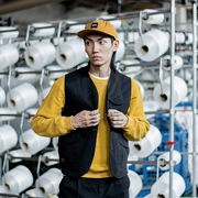 Áo vest công cụ retro của Nhật Bản dành cho nam giới Ami 咔叽 - Dệt kim Vest