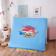 Mô hình thủy triều R phim hoạt hình Super Pan Tấm chăn bông cho bé trai giường trẻ em mẫu giáo cotton ba mảnh bé trai - Quilt Covers