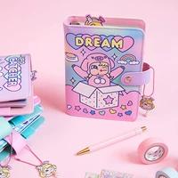 Карманный блокнот, комплект, ноутбук, свежая брендовая розовая книга, Южная Корея, популярно в интернете