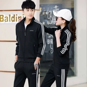 Yian Tengxue 361 trang web chính thức phù hợp với trang phục thể thao nam mùa xuân và mùa thu 2019 Wei quần áo phụ nữ cặp đôi Ning Li - Thể thao sau