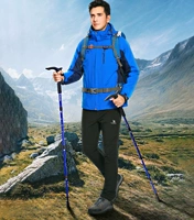 Ultralight an toàn gấp trekking cực đi bộ kính thiên văn đi bộ leo núi thiết bị nạng nhôm nam và nữ ngoài trời - Gậy / gậy gậy ba chân để điện thoại