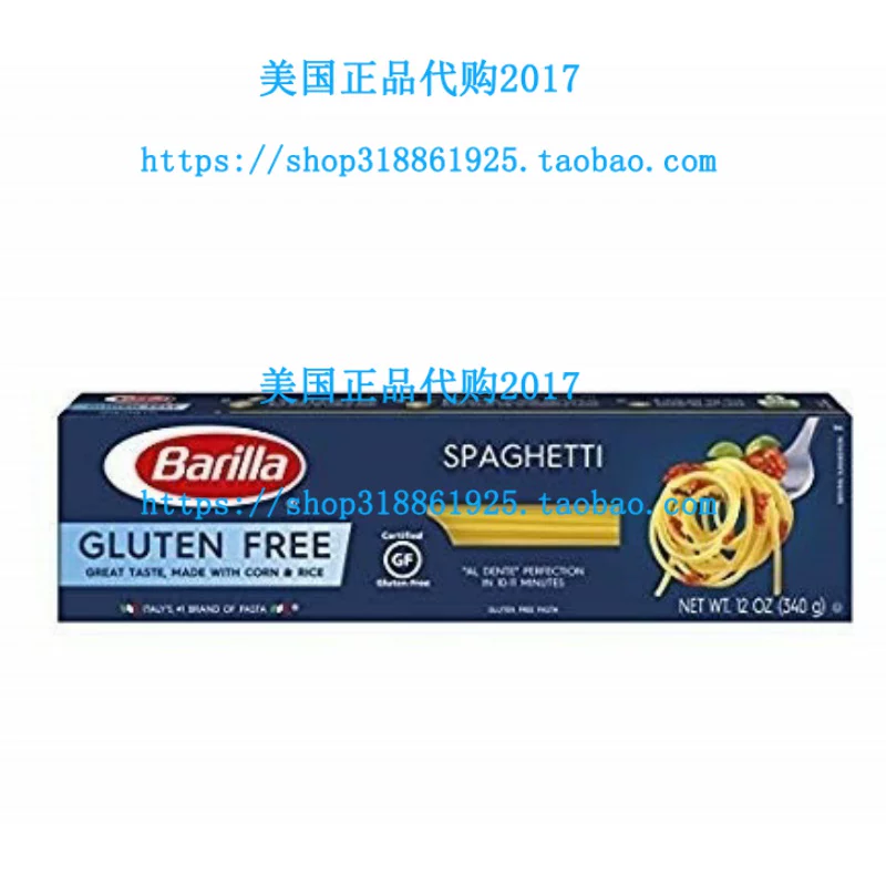 [Barilla безглютеновая паста, спагетти, 12 унций (упаковка 12)]