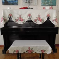 Изысканный вышитый садовый ткань пианино шарф шкаф