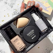 Kem nền dạng lỏng Lancome của Pháp, Kem cách ly, Phấn phủ, Kem che khuyết điểm, Kiểm soát dầu, Trang điểm lâu trôi Bộ trang điểm 3 trong 1 ẩn lỗ chân lông kem nền superstay