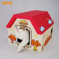 Miou Pet Тонианская кошка складывающаяся гофрированная бумага для кошачья кошка, захватывающая игрушка для кошек и кошки кошки и кошки