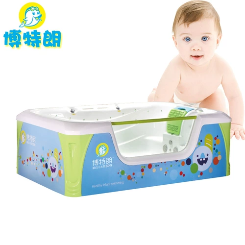 Детский бассейн для младенца для новорожденных, акриловый массажер для ванны
