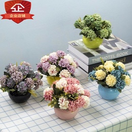 Small potted scenery small flower pot flower car inside the balcony placed green meeting room Valentine's Day office layout