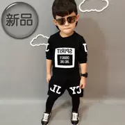 Quần áo trẻ em cho bé trai mùa thu mới trẻ em thể thao hai mảnh mùa thu quần áo trẻ em b phiên bản Hàn Quốc của thủy triều - Khác