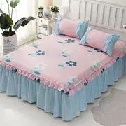 Giường ngủ váy ngủ gối có thể được tùy chỉnh để che cho cô gái tay áo màu xanh lá cây thời trang nhà là chàng trai độc thân đơn giản - Váy Petti