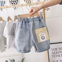 Летняя одежда, шорты, детские джинсы, штаны для мальчиков, коллекция 2021