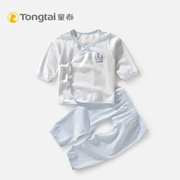 Bộ đồ lót trẻ sơ sinh Tongtai mùa xuân và mùa hè mỏng phần thoáng khí ren mở quần lót áo khoác quần 2 bộ - Quần áo lót