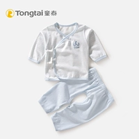 Bộ đồ lót trẻ sơ sinh Tongtai mùa xuân và mùa hè mỏng phần thoáng khí ren mở quần lót áo khoác quần 2 bộ - Quần áo lót đồ bộ trẻ em