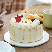 [Соевое молоко пиво] Момоко персич семейный пудинг торт день рождения день доставки Десерт Десерт Ченгду
