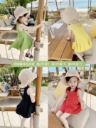 Trang phục trẻ em Ngày thiếu nhi Trẻ em Trẻ em Halter Phiên bản Hàn Quốc của váy cotton váy công chúa váy thủy triều - Váy