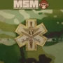 MSM Spartan Medic Magice Morale Chương Nhãn dán ba lô Epaulette nâng cao miếng dán quần áo hình hoa