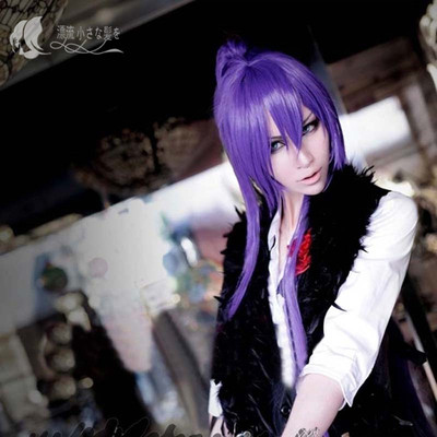 taobao agent Vocaloid, wig, purple ponytail, cosplay