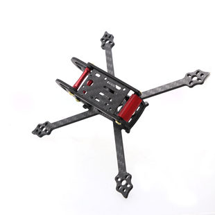 HSKRC X150 3-дюймовый шасси ось проходить через машина углерод шасси   FPV гоночный антенна без ЧЕЛОВЕКА -МАЧИН