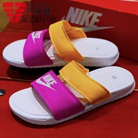 Giày Nike nữ 2019 mùa hè mới ninja thư đôi quai chống trượt dép đi biển đi dép 819717-102 - Dép thể thao dép champion