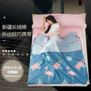 Trung Quốc quilt du lịch kinh doanh chỗ ở khách sạn du lịch bẩn túi ngủ tấm bông khách sạn thiết yếu nhân đôi - Túi ngủ