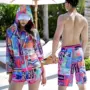 Bộ đồ bơi đôi 2019 mới hè phù hợp với mùa xuân siêu nóng cặp đôi mẫu váy đi biển công viên nước - Vài đồ bơi 	đồ đôi đi biển dep	